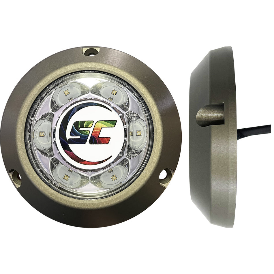 Shadow-Caster - SC3 Series Underwater Light - Full-Color, 12-Color, w/Shadow-NET — Quality Boat Parts