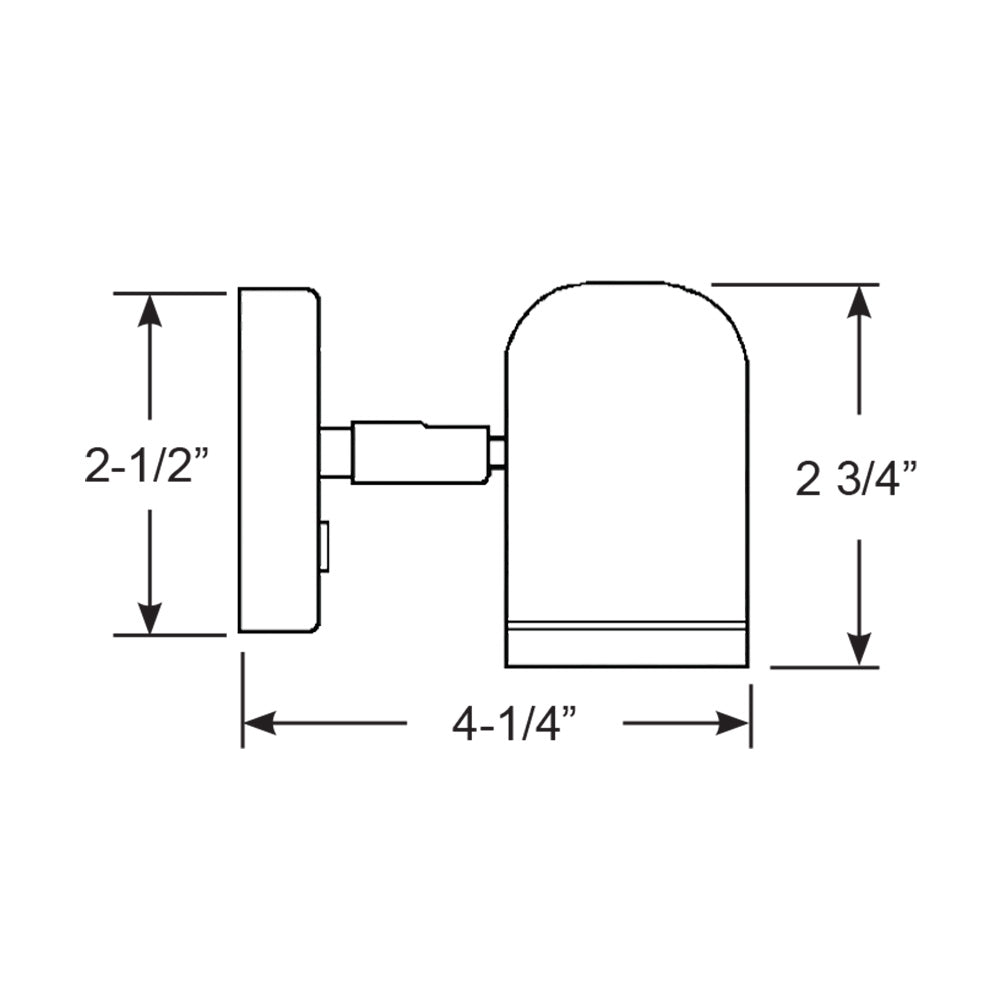 Scandvik - LED Brass Reading Light - 10-30V — Quality Boat Parts