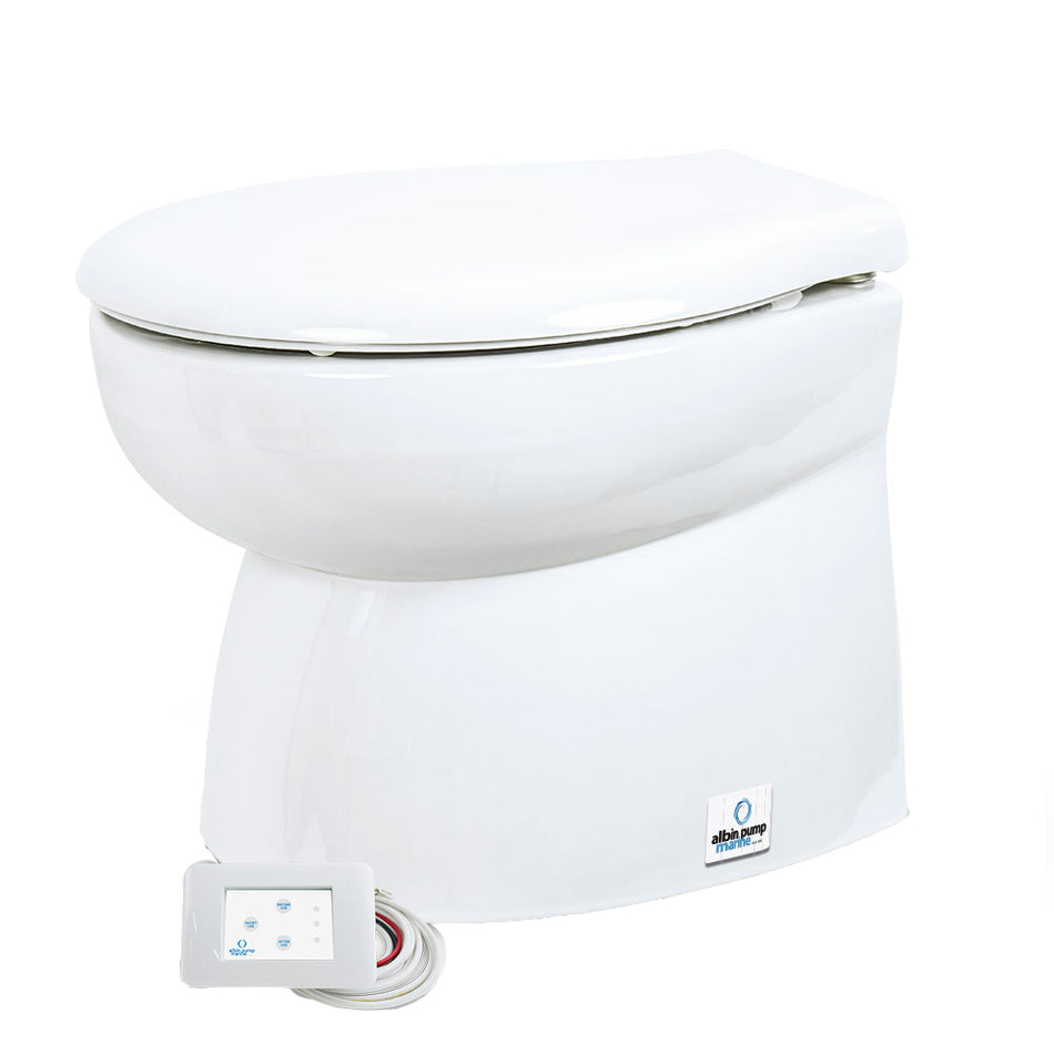 Albin - Marine Toilet Silent Premium Low — Quality Boat Parts