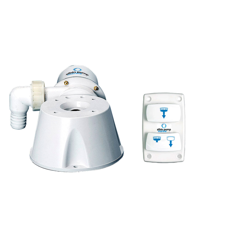 Albin - Marine Silent Electric Toilet Kit — Quality Boat Parts