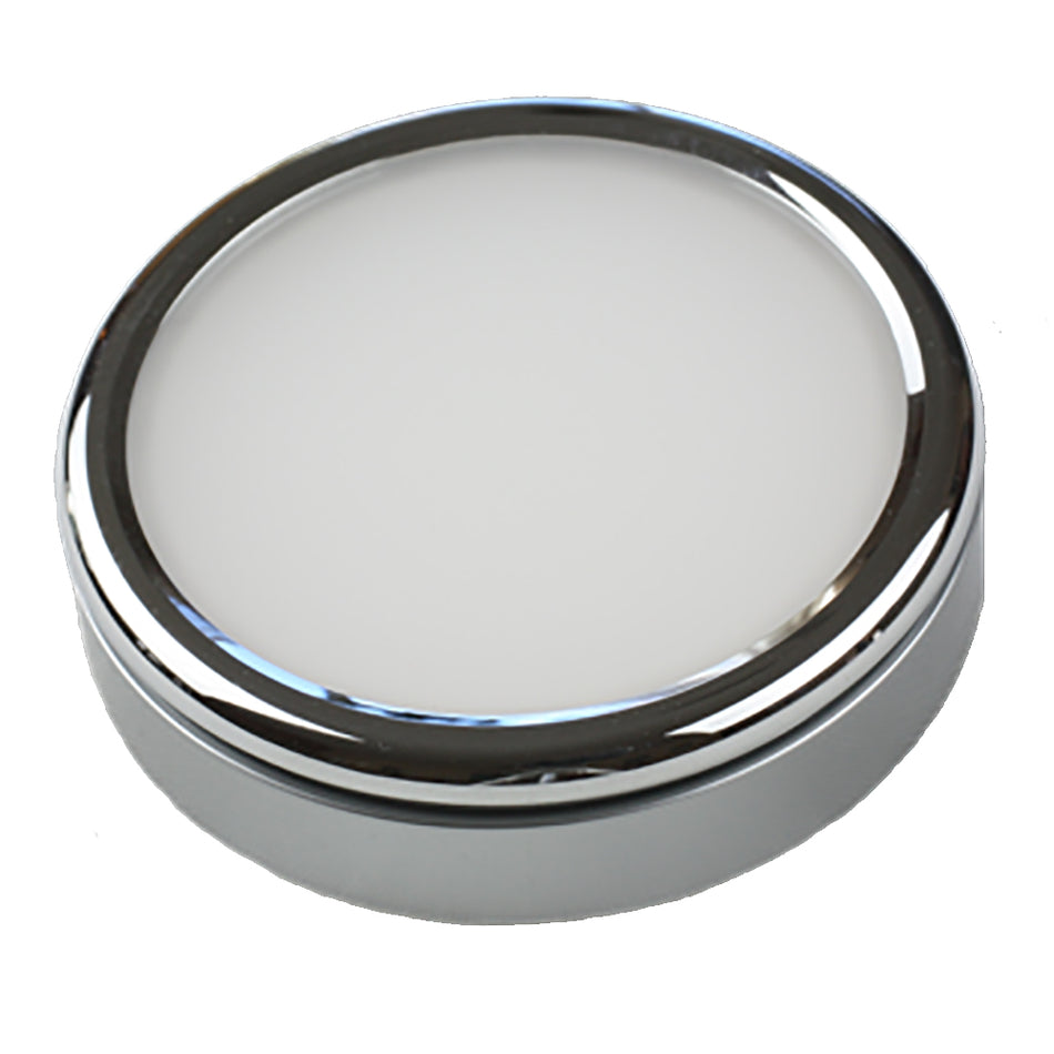 Lunasea - Courtesy Light - Warm White, 12/24VDC, Polished, Surface Mount — Quality Boat Parts