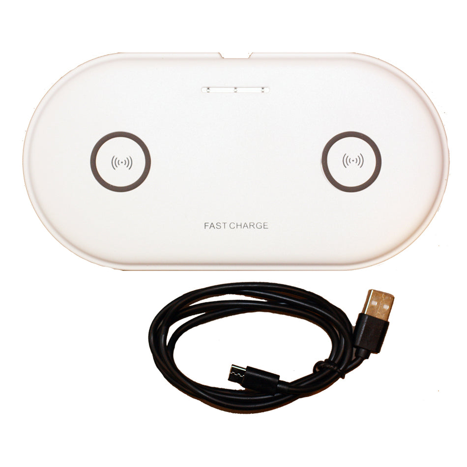 Lunasea Lighting - Dual Qi Charge Pad - USB Powered — Quality Boat Parts