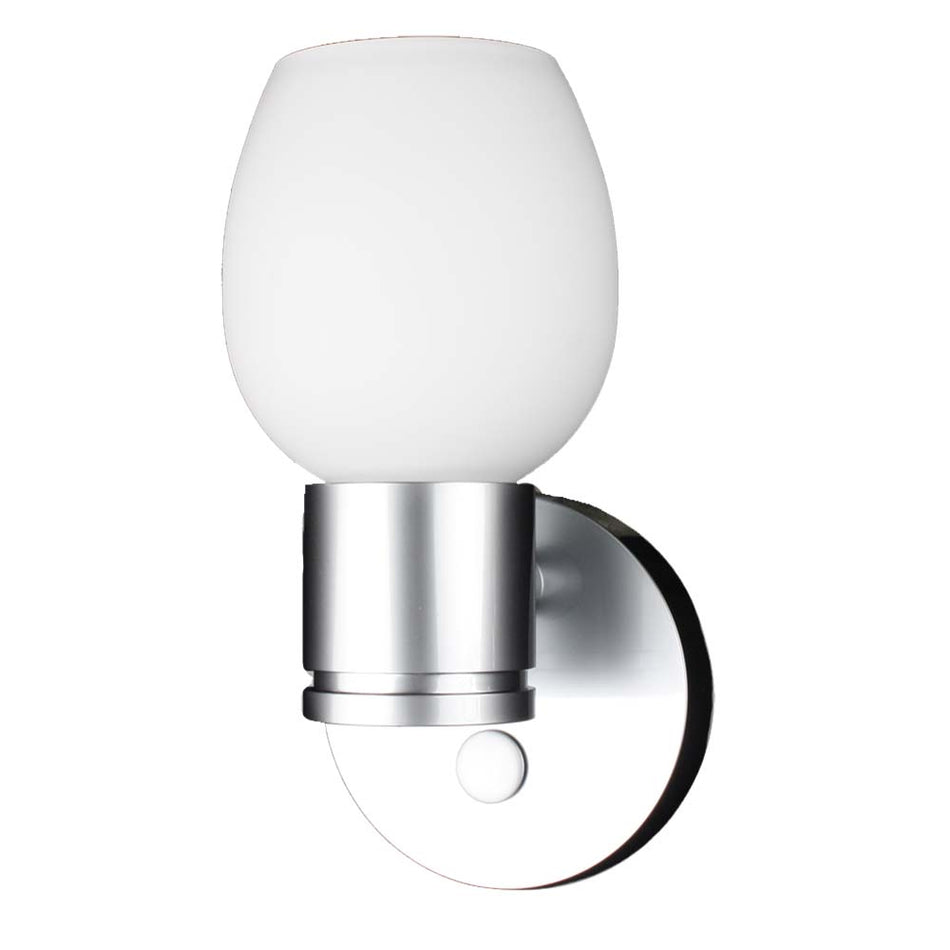 Lunasea - LED Wall Light - Brushed Nickel, Tulip Glass — Quality Boat Parts