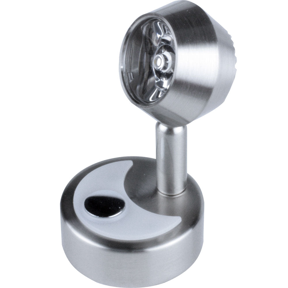 Lunasea - LED Wall Mount Light - Touch Dimming, Warm White, Brushed Nickel Finish — Quality Boat Parts