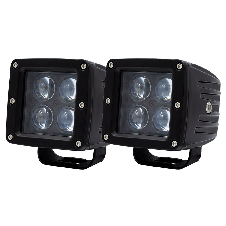 HEISE - 4 LED Cube Light 3" - 1080Lm, 13.8V, IP67 — Quality Boat Parts