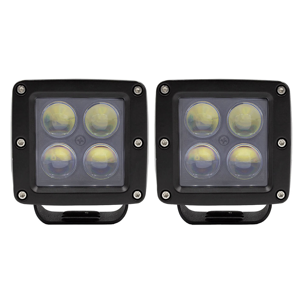 HEISE - 4 LED Cube Light 3" - 1080Lm, 13.8V, IP67 — Quality Boat Parts