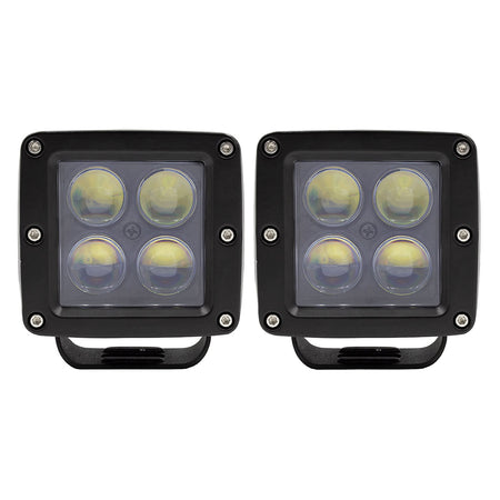 HEISE - 4 LED Cube Light 3" - 1080Lm, 13.8V, IP67 — Quality Boat Parts
