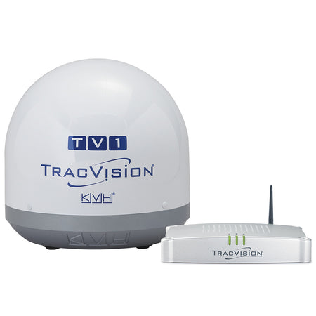 KVH - TracVision TV Antenna - IP-Enabled TV-Hub & Linear Universal Single-Output LNB — Quality Boat Parts