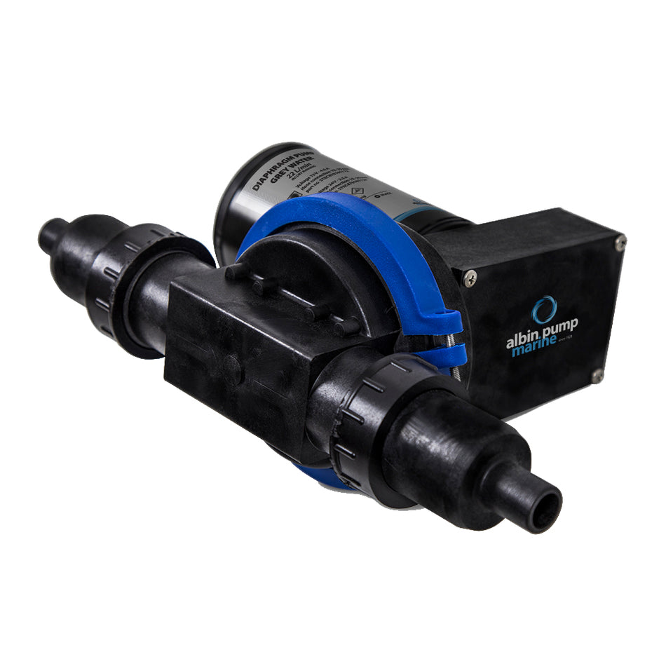 Albin - Waste Water Diaphragm Pump - 22L (5.8 GPM) — Quality Boat Parts