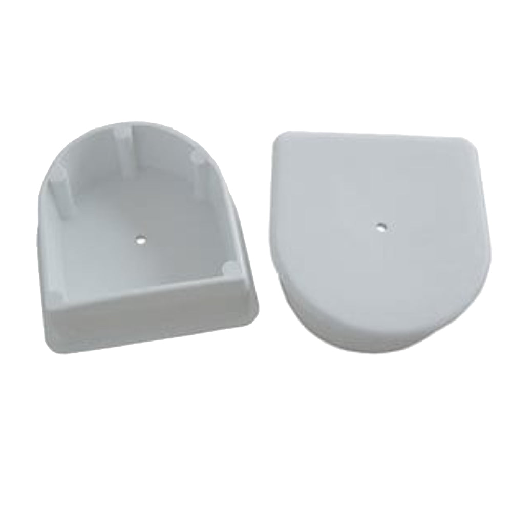 Dock Edge - Large End Plug - White, 2-Pack — Quality Boat Parts