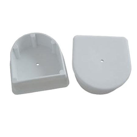 Dock Edge - Large End Plug - White, 2-Pack — Quality Boat Parts