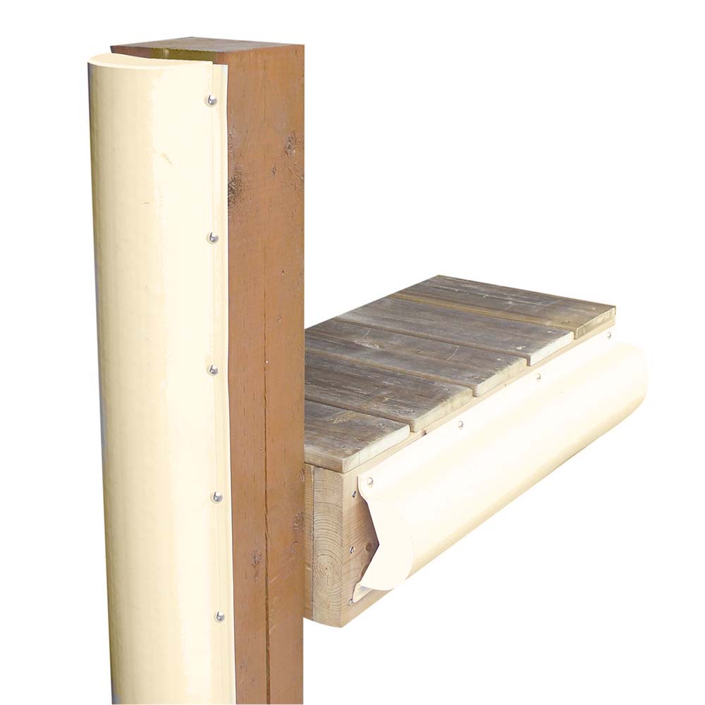 Dock Edge - Piling Bumper - One End Capped, 6', Beige — Quality Boat Parts