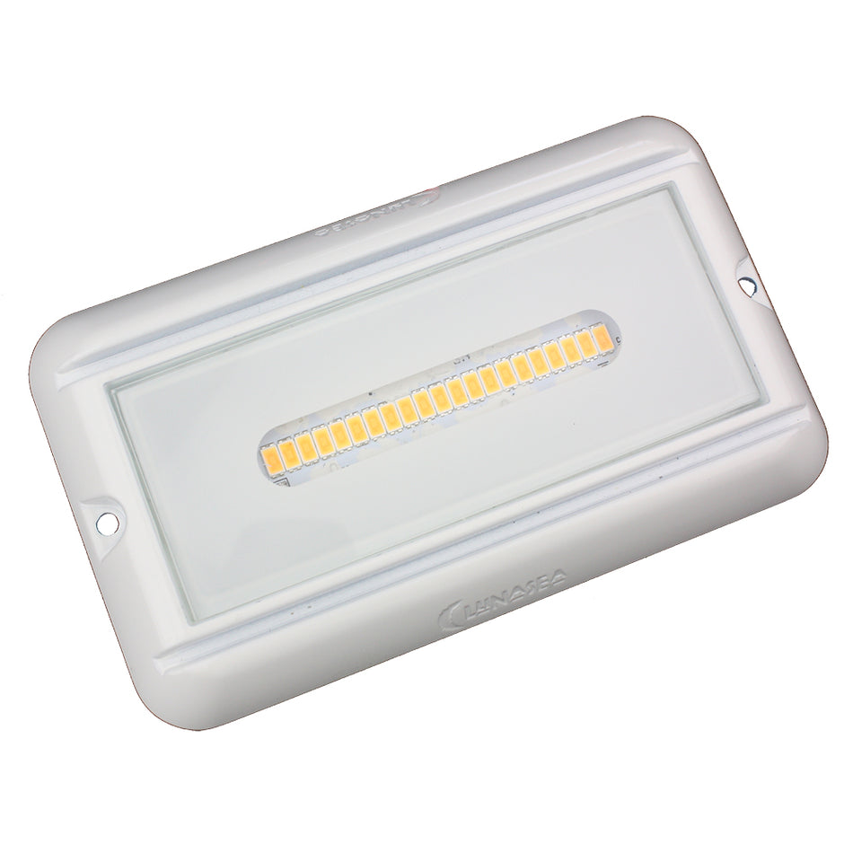 Lunasea - Engine Room/Utility Area Light - IP65, 8W, 10-40V, White, 1600 Lumens — Quality Boat Parts
