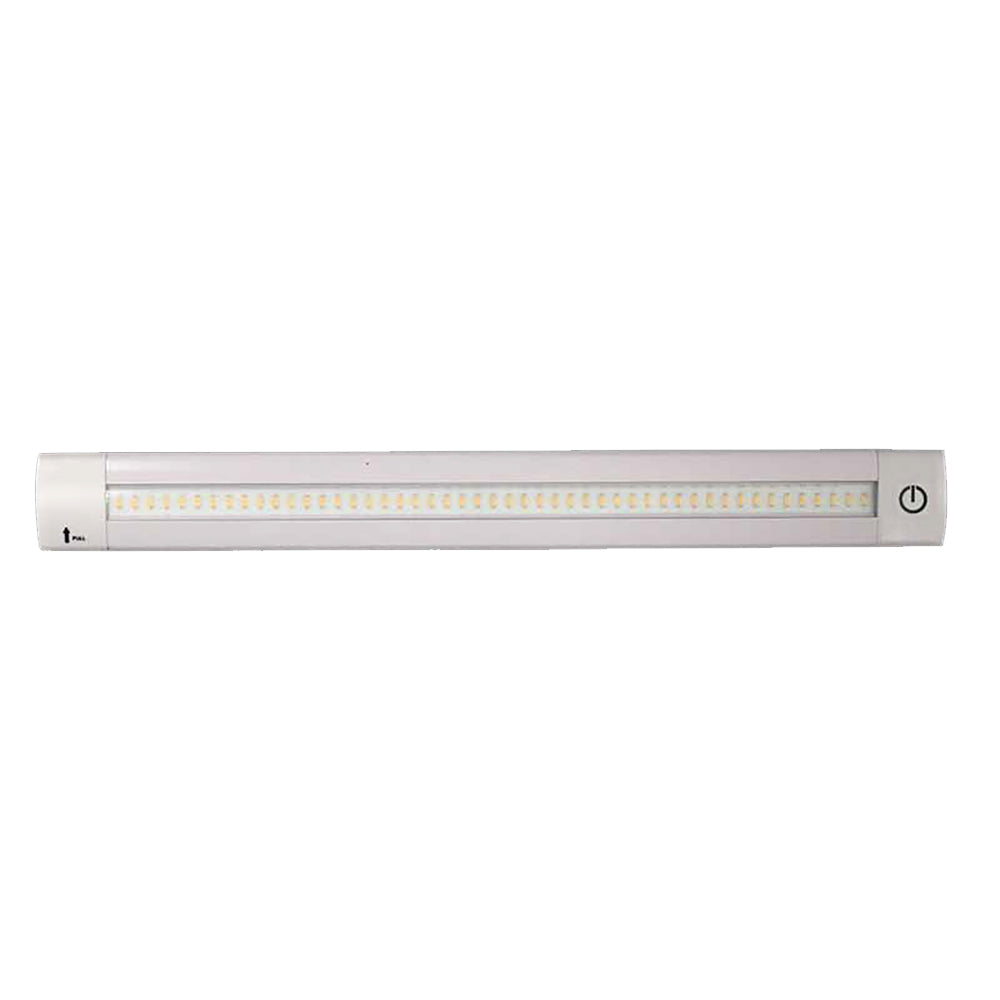Lunasea - Adjustable Linear LED Light - Built-In Dimmer, 20", Warm White, Switch — Quality Boat Parts