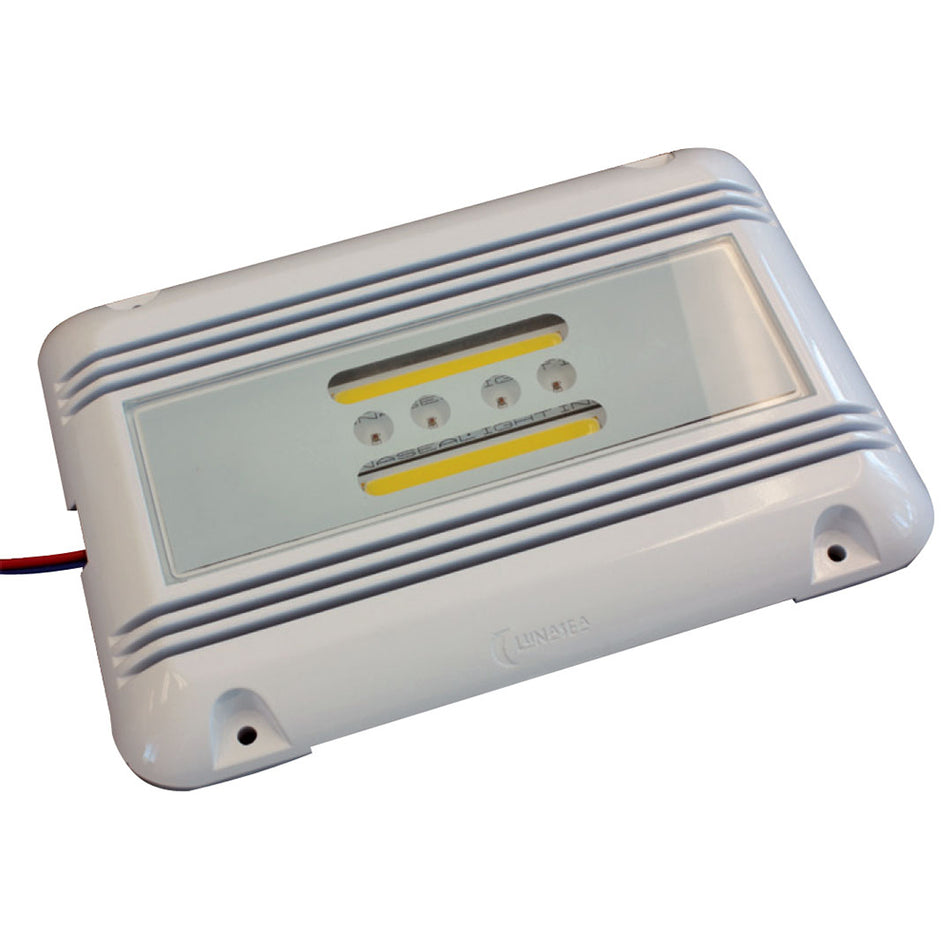 Lunasea - LED Engine Room Utility Light - LEDs, 16W, 3200 Lumens, 10-40 VDC, 4000K, Natural White — Quality Boat Parts
