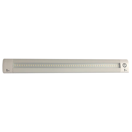 Lunasea - LED Light Bar - Built-In Dimmer, Adjustable Linear Angle, 12" Length, 24VDC, Warm White — Quality Boat Parts
