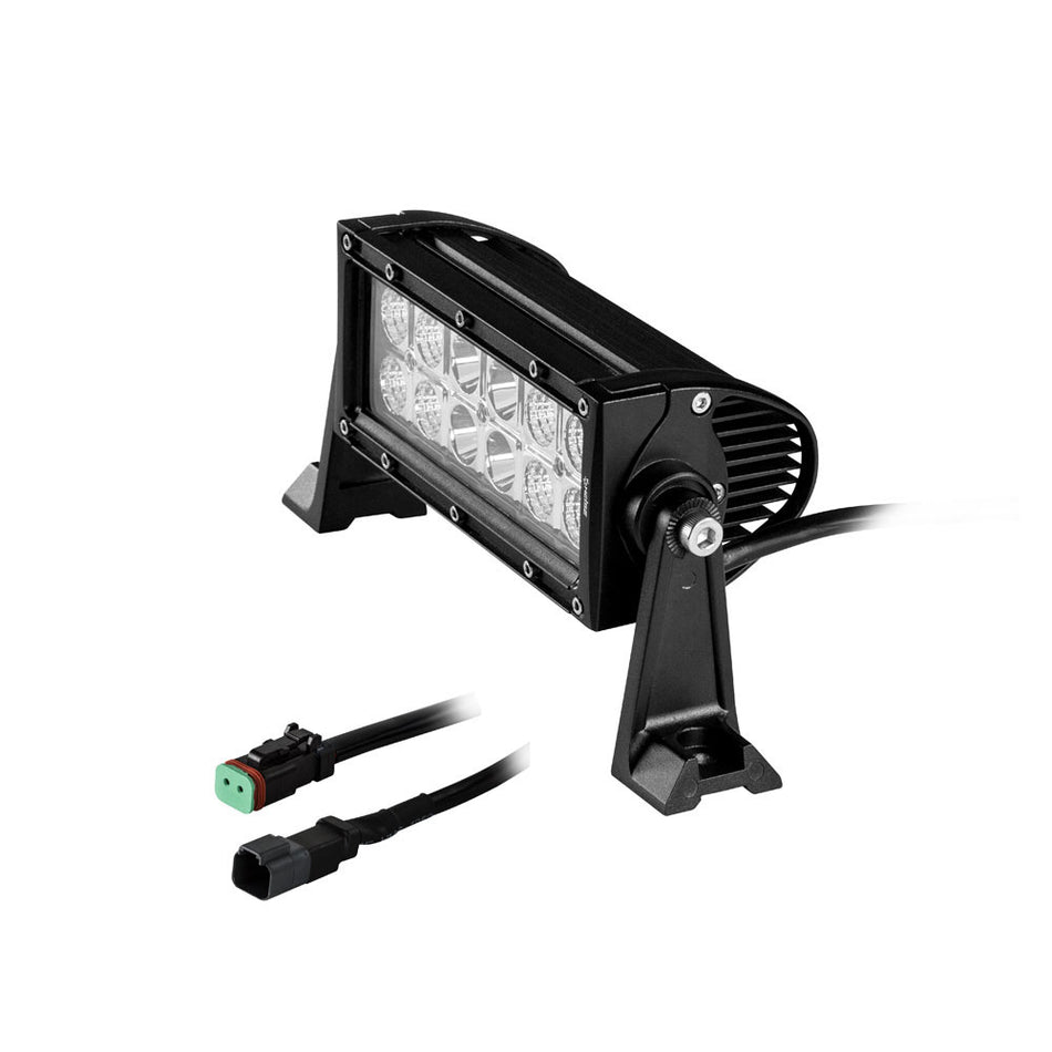 HEISE LED Lighting Systems - Dual Row LED Light Bar - Black — Quality Boat Parts