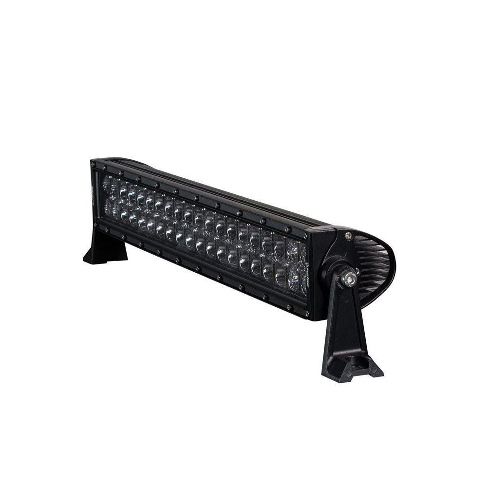 HEISE LED Lighting Systems - Dual Row LED Light Bar - Black — Quality Boat Parts