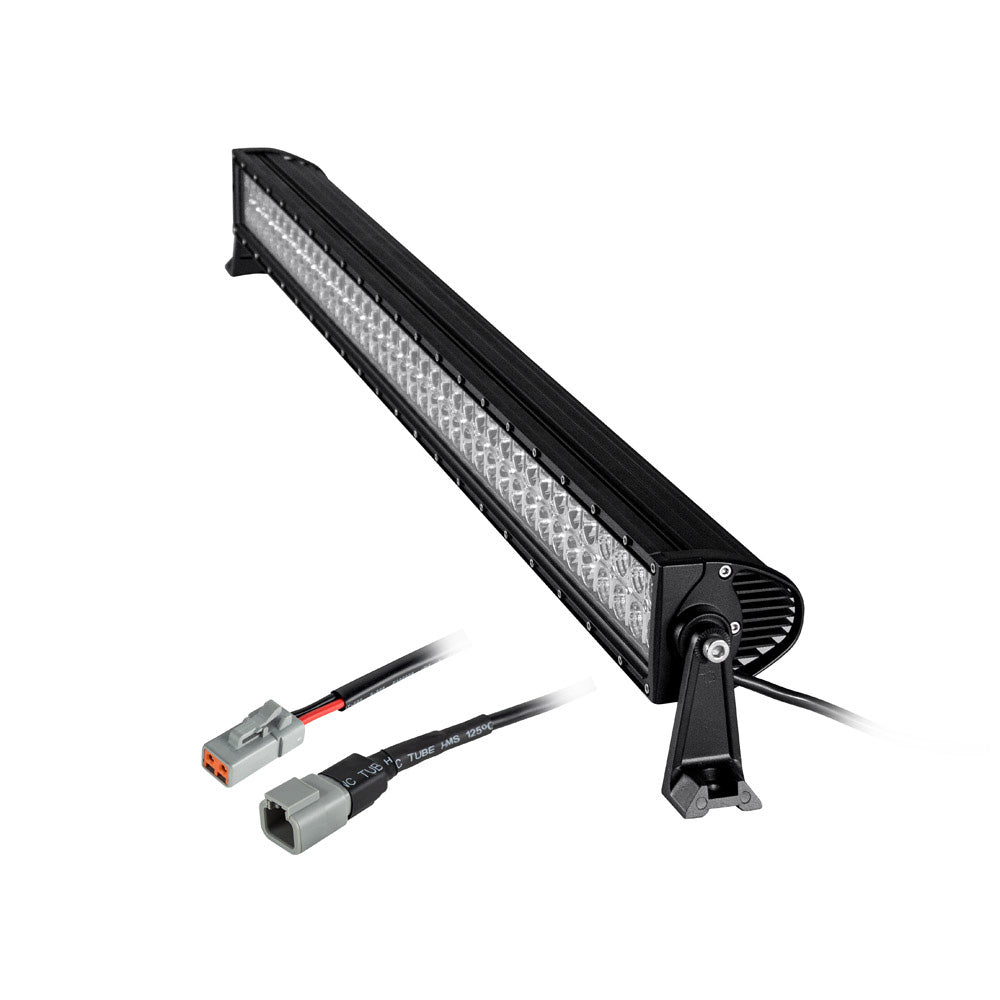 HEISE LED Lighting Systems - Dual Row LED Light Bar - Black — Quality Boat Parts