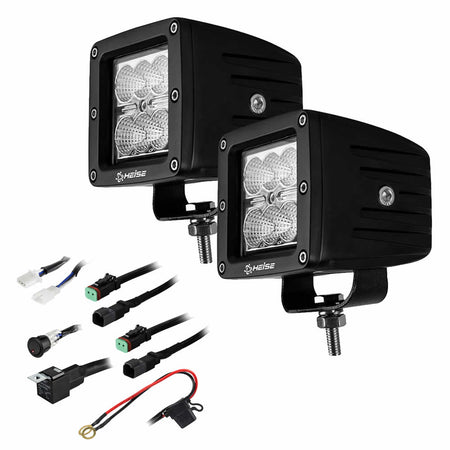 HEISE - 6 LED Cube Light - Flood Beam, 3", 10-30V, 900Lm, 12W — Quality Boat Parts