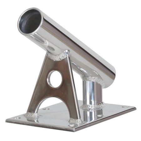 Lee's Tackle - MX Pro Center Rigger Holder 1.5" ID - Silver — Quality Boat Parts