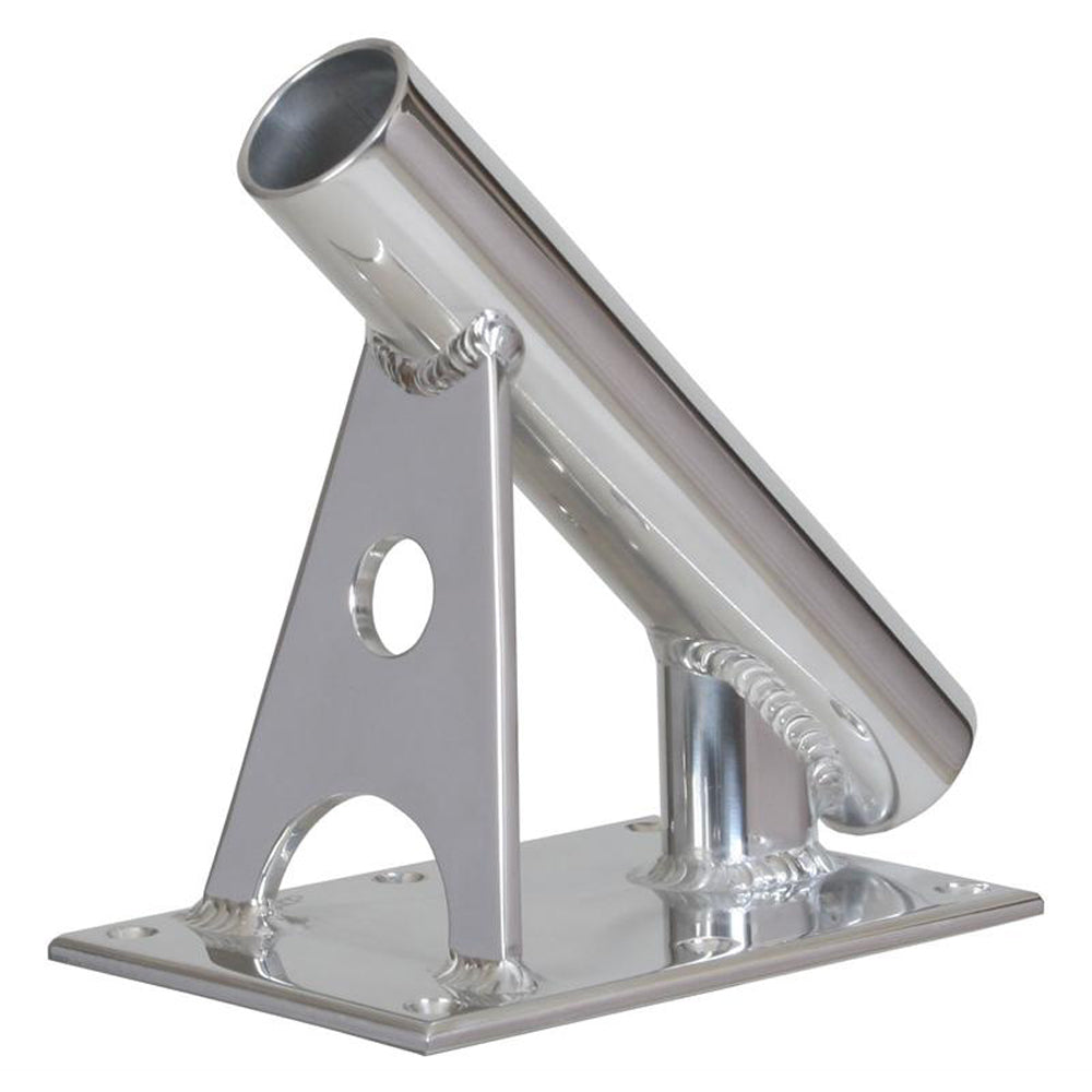 Lee's Tackle - MX Pro Center Rigger Holder 1.5" ID - Silver — Quality Boat Parts