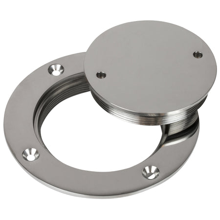 Sea-Dog Stainless Steel Deck Plate - 3" — Quality Boat Parts