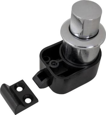 Sea-Dog - Push Button Rim Latch - Polished Chrome — Quality Boat Parts