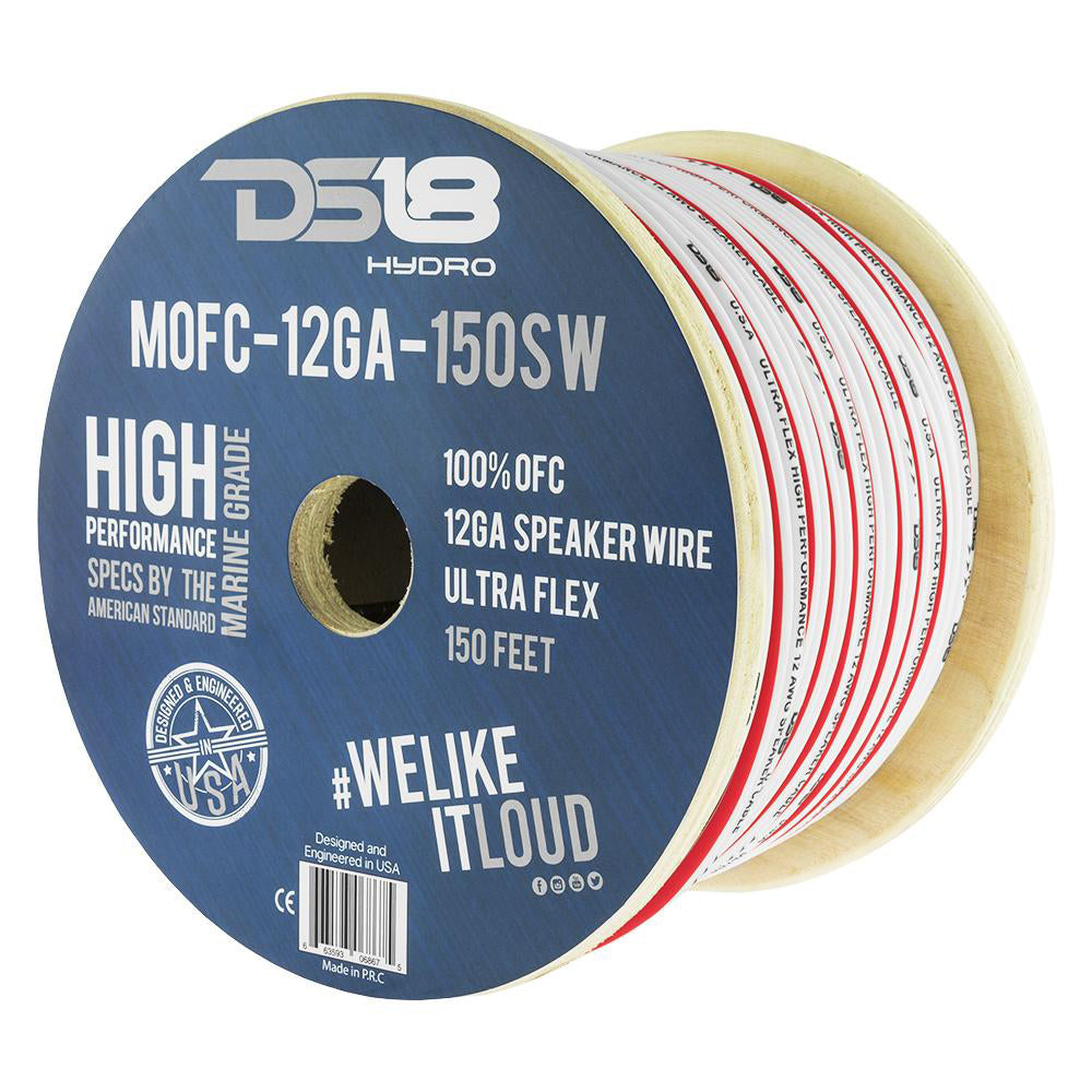 DS18 - HYDRO Marine Grade OFC Speaker Wire - 150 Feet — Quality Boat Parts