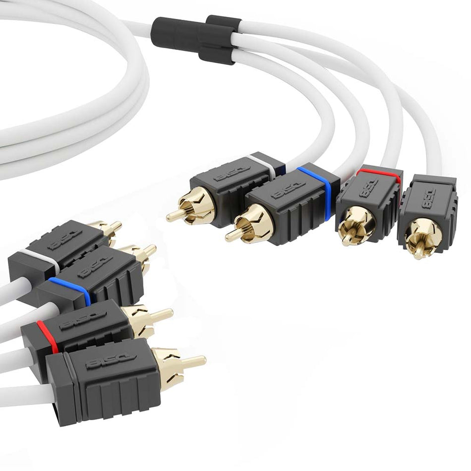 DS18 - Marine Tinned OFC RCA Cable - 4 Channel — Quality Boat Parts