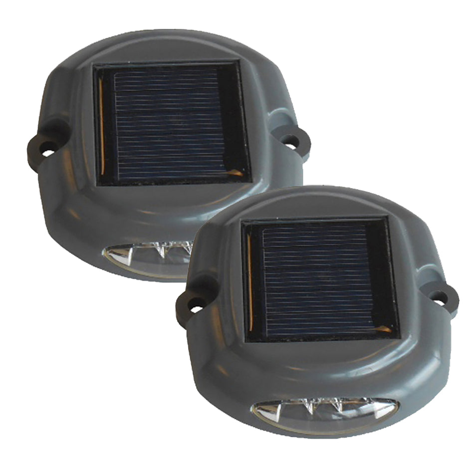 Dock Edge - Docklite Solar Dock & Deck Light - 2-Pack — Quality Boat Parts