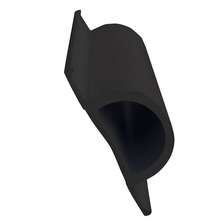 Dock Edge - Standard "D" PVC Profile - 16' Roll, Black — Quality Boat Parts