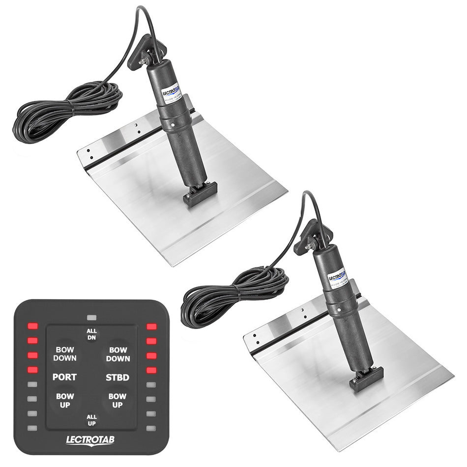 Lectrotab - XKA Aluminum Alloy Trim Tab Kit - One-Touch Control — Quality Boat Parts