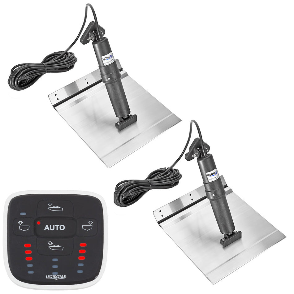 Lectrotab - XKA Alloy Trim Tab Kit - Aluminium, Automatic Leveling Control — Quality Boat Parts