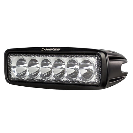HEISE LED Lighting Systems - Single Row Driving Light - 6 LED, 10-30V, IP67, 9A, 18W — Quality Boat Parts
