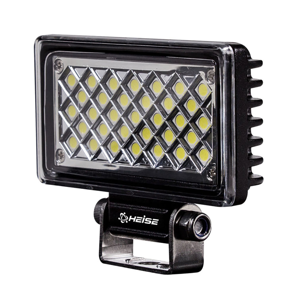 HEISE LED - Rectangle Work Light - 3.625" x 2", 10-30V, 6000K, IP67 — Quality Boat Parts