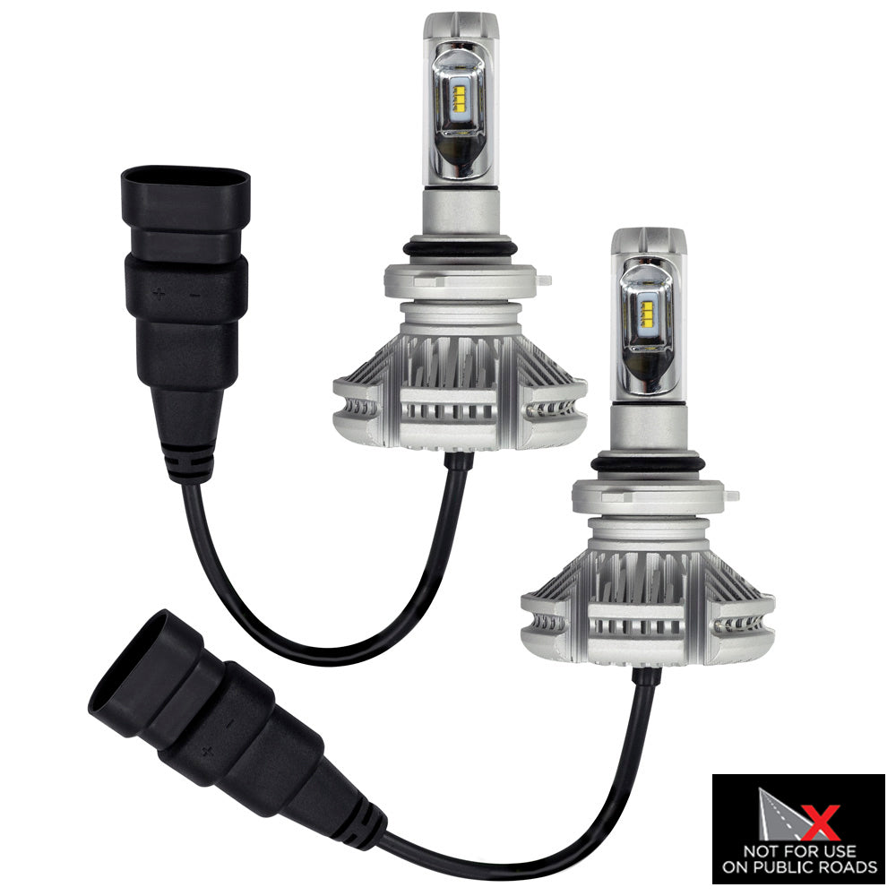 HEISE LED Lighting Systems - 9006 LED Headlight Kit - Single Beam, 10-30V, 6000lm, IP67, 6500K, 25W — Quality Boat Parts