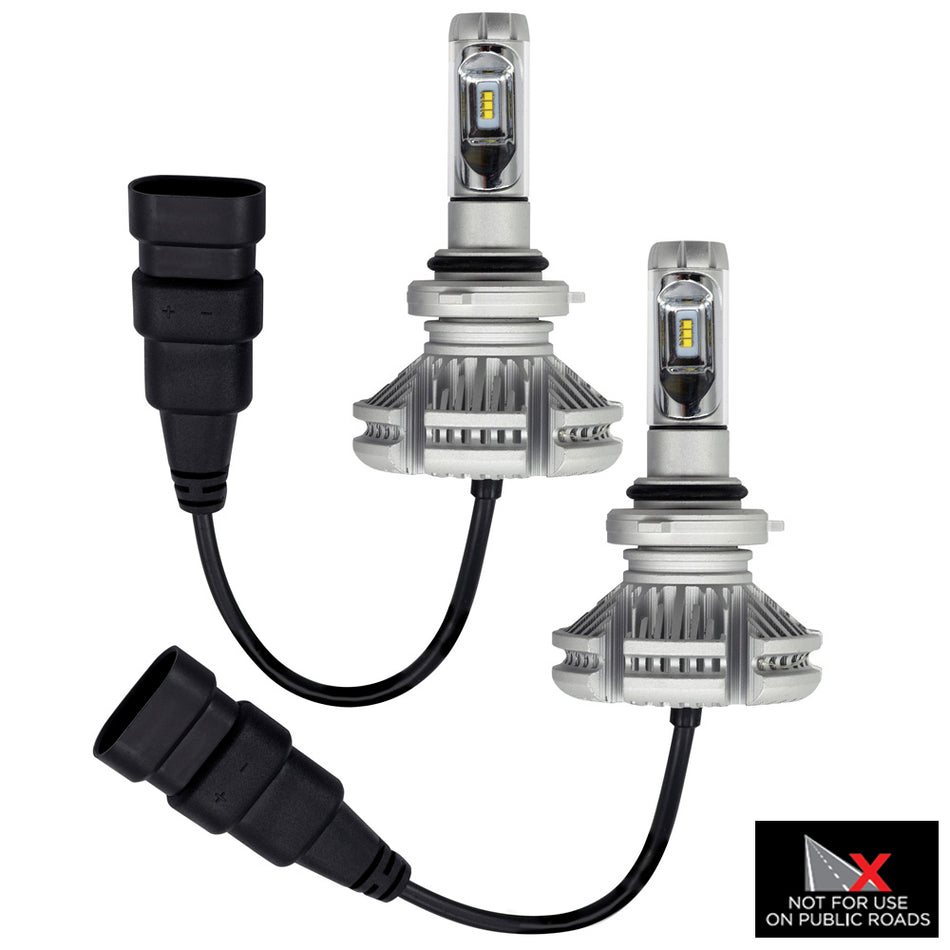 HEISE LED Lighting Systems - 9006 LED Headlight Kit - Single Beam, 10-30V, 6000lm, IP67, 6500K, 25W — Quality Boat Parts