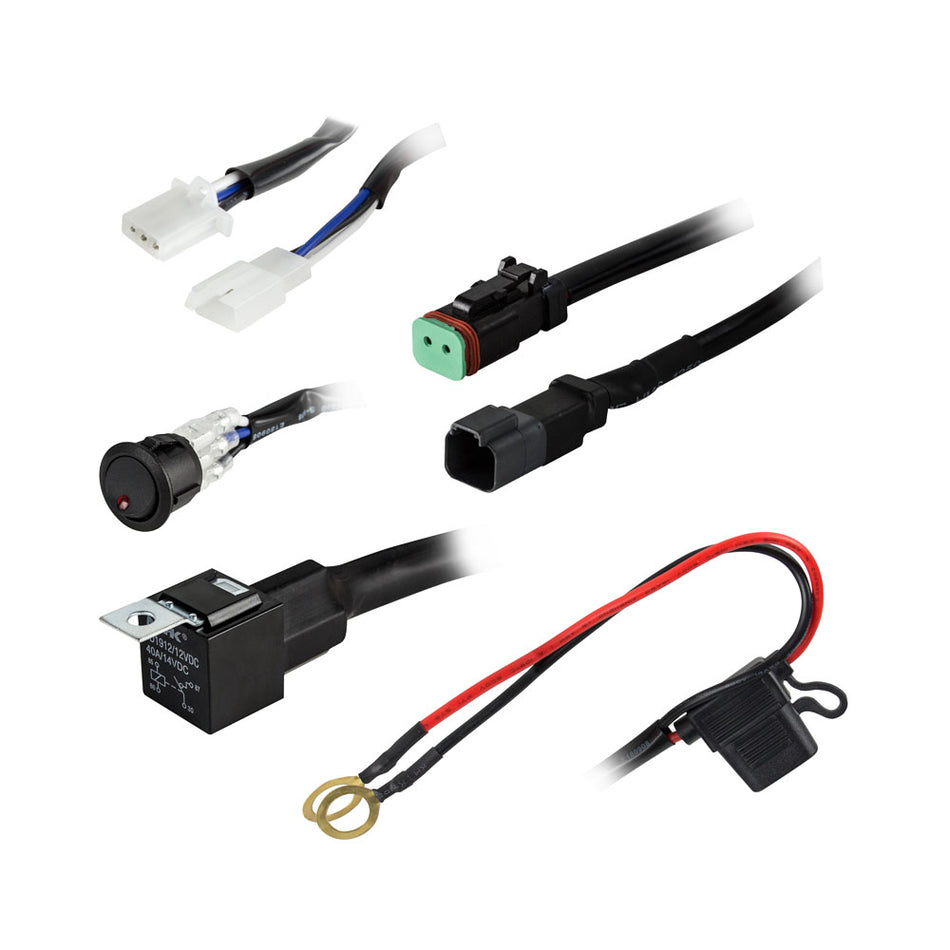 HEISE LED Lighting Systems - DR Wiring Harness & Switch Kit, 1 Lamp, 12V — Quality Boat Parts