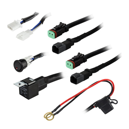 HEISE LED Lighting Systems - Wiring Harness & Switch Kit - 2-Lamp — Quality Boat Parts