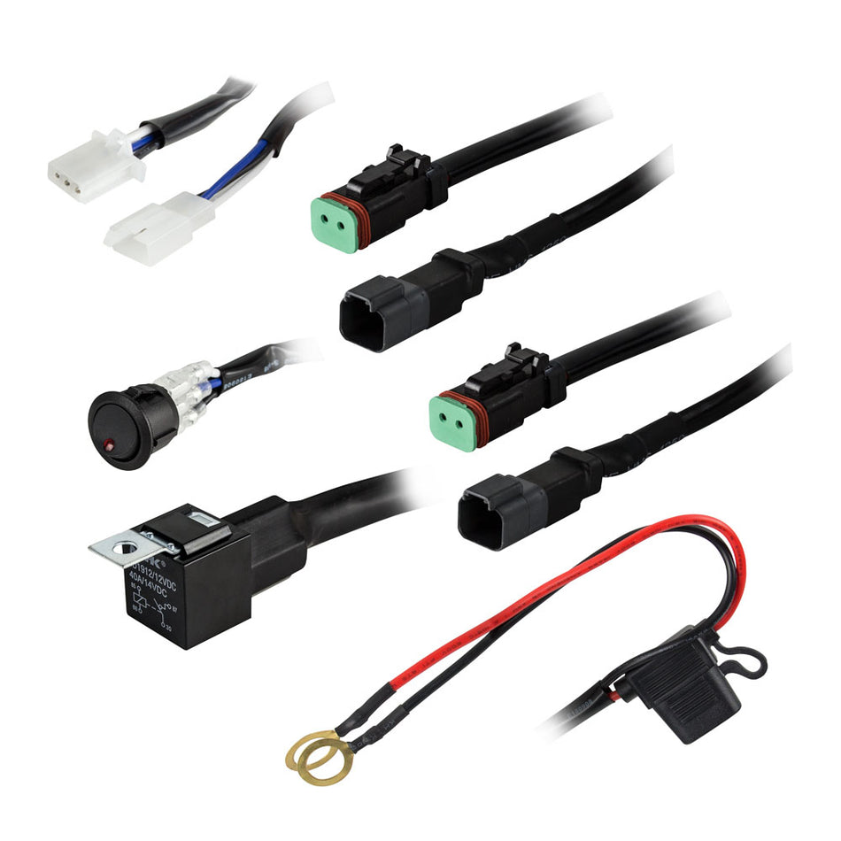 HEISE LED Lighting Systems - Wiring Harness & Switch Kit - 2-Lamp — Quality Boat Parts