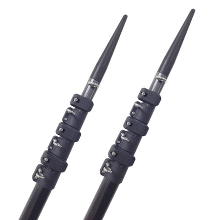 Lee's Tackle - Extra Strong Telescoping Carbon Fiber Outrigger Poles - For Sidewinder Mount — Quality Boat Parts