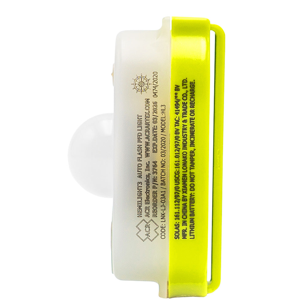 ACR - HemiLight 3 Automatic Survivor Locator Light — Quality Boat Parts