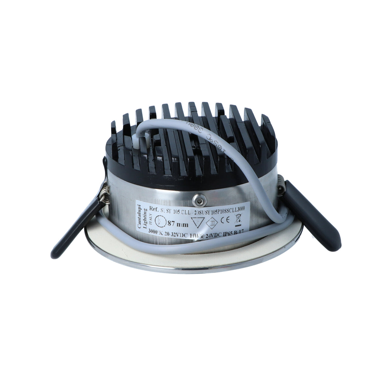 Cantalupi - SUSY 105 LED Downlight - Stainless Steel, 6W, Warm White, IP65 (CSL) — Quality Boat Parts