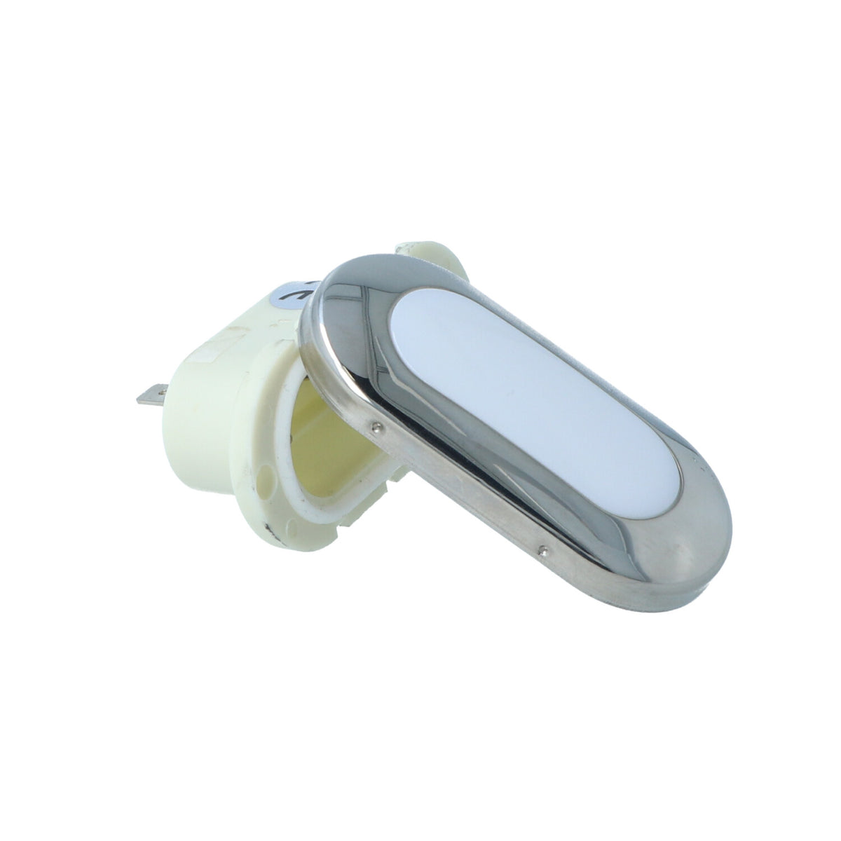 Cantalupi - Storm Courtesy Light - Cool White, White Finish, IP65, 10-30V DC — Quality Boat Parts