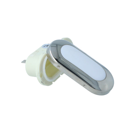 Cantalupi - Storm Courtesy Light - Cool White, White Finish, IP65, 10-30V DC — Quality Boat Parts