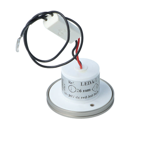 Cantalupi - Leda Courtesy Lights - Stainless Steel, Red, IP40 — Quality Boat Parts