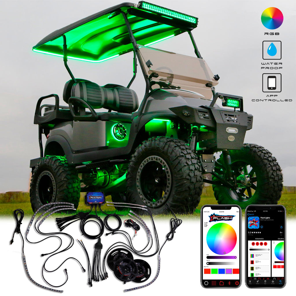 Plash - Ultimate Golf Cart RGB Lighting Kit - 12V DC — Quality Boat Parts