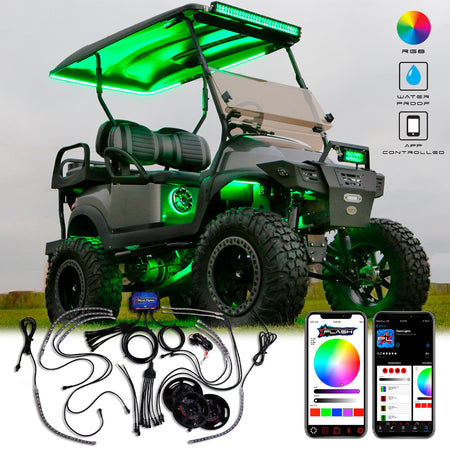 Plash - Ultimate Golf Cart RGB Lighting Kit - 12V DC — Quality Boat Parts