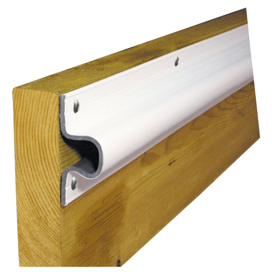 Dock Edge - Guard Economy PVC Profiles - 10ft Roll, White — Quality Boat Parts